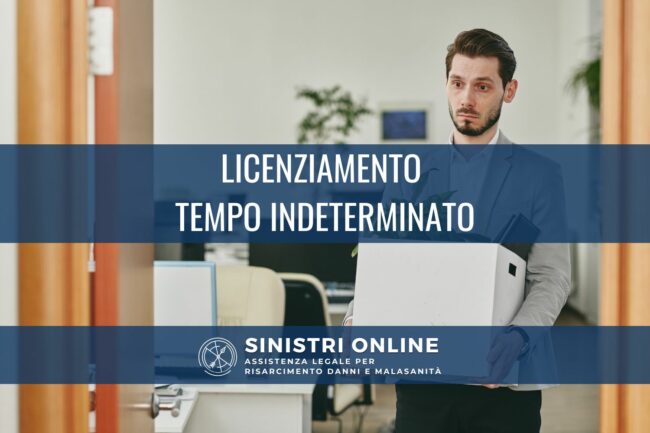 licenziamento tempo indeterminato